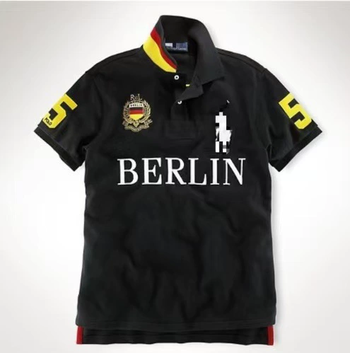 Summer Polo Shirt, Embroidered Short-Sleeve, Plus Sizes S–XXL, Leisure Casual