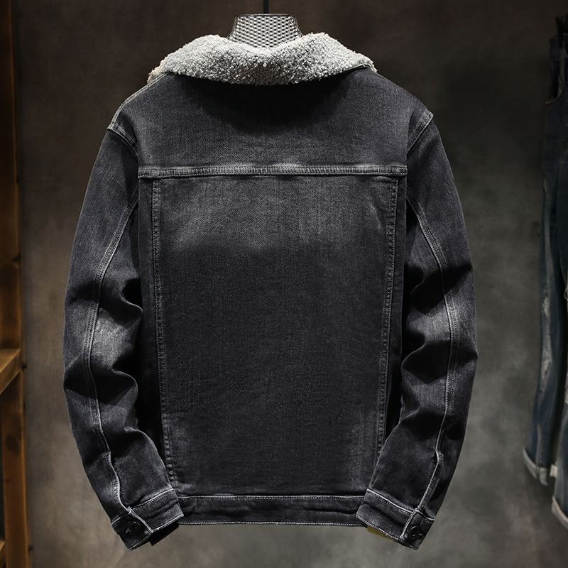 Abbigliamento maschile Autunno e inverno Nuovo denim americano Uomo Ins High Street Fashion Brand Retro Uomo Giacca spessa e morbida_voghion.com