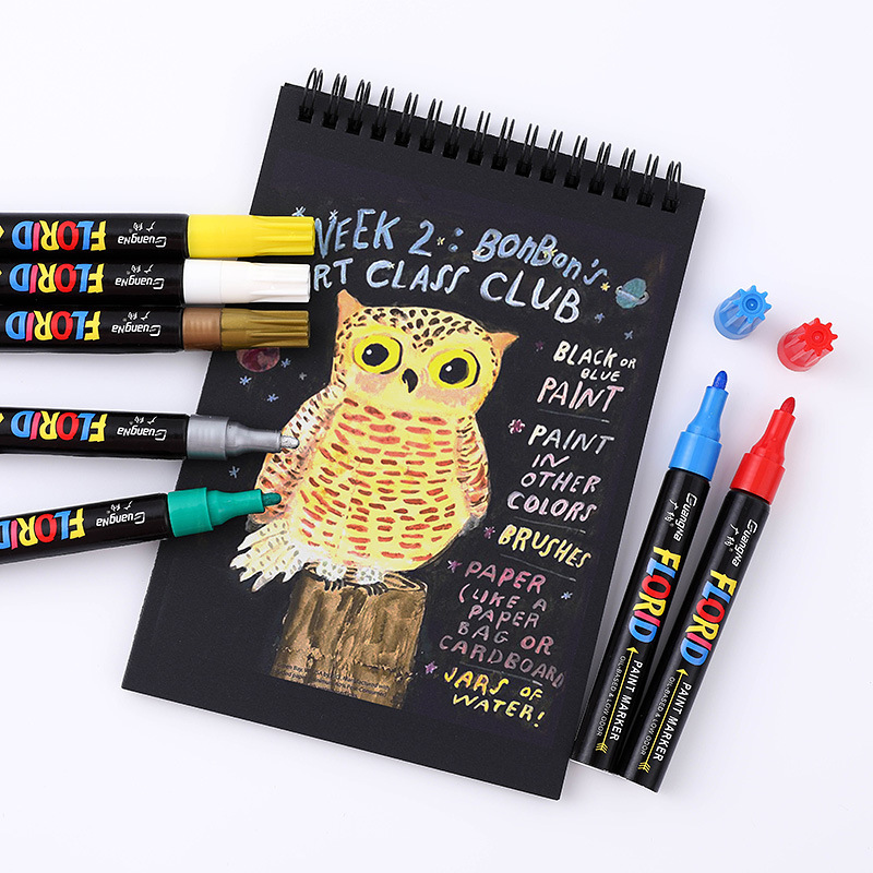 Guangna 168-20 color pluma de pintura de color anti-tinta estudiante de arte pintura graffiti pluma no es fácil de desvanecer rotulador