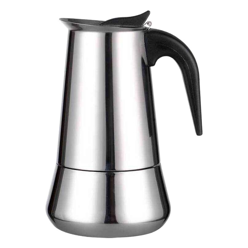 Cross-border stainless steel Italian mocha pot foreign trade hot European concentrated French coffee pot insulation kettle wholesale