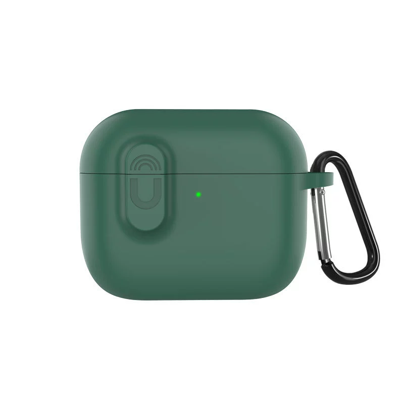 Apple, compatible silicone headphones, magnetic protective case