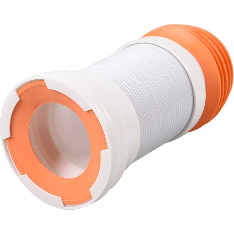 Оптовая продажа слив в стене сливная труба для унитаза задний слив резиновый боковой слив труба для соединения унитаза утолщенная стальная проволока телескопическая сторона