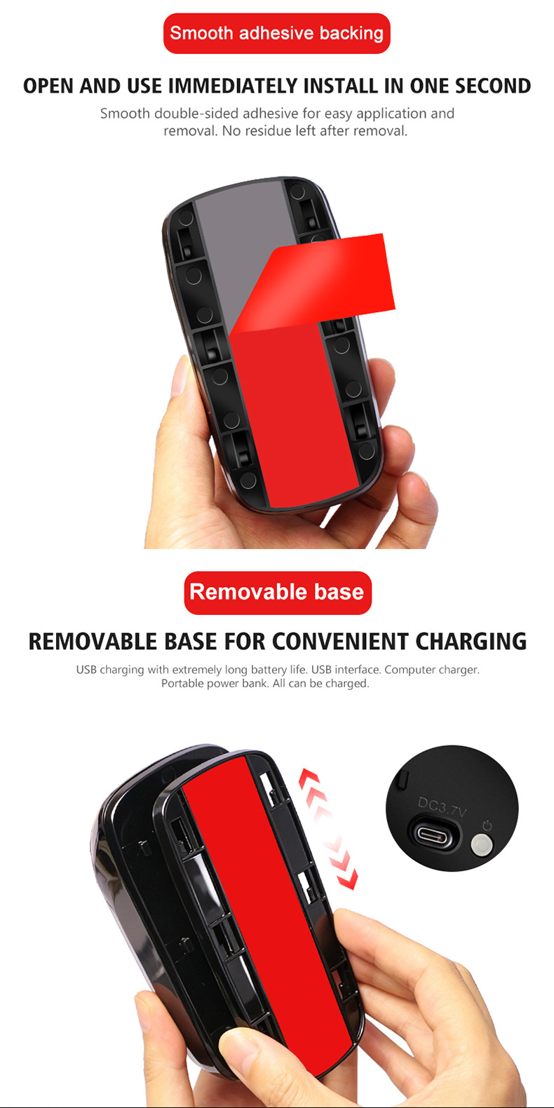 New upgraded solar-powered roof navigation light with Bluetooth APP + remote control, dual control multi-color ambient flashing warning light