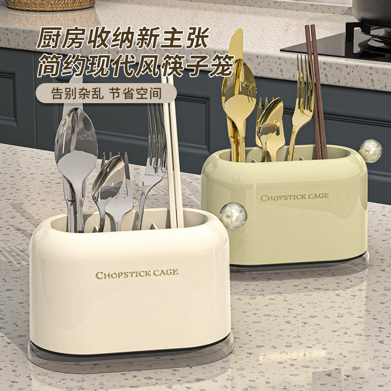Популярный ящик для хранения палочек для еды, портативный кухонный многофункциональный стеллаж для хранения на столешнице, бытовой ящик для хранения без перфорации