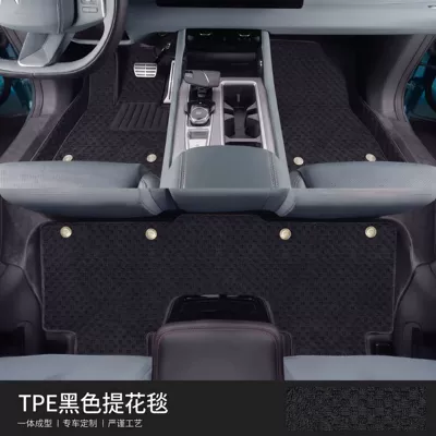 Modelə uyğun ayaqaltı: T1 Model, Waterproof and Dustproof - tpe-single-layer-floor-mat-black-jacquard-blanket-door-sill-cover
