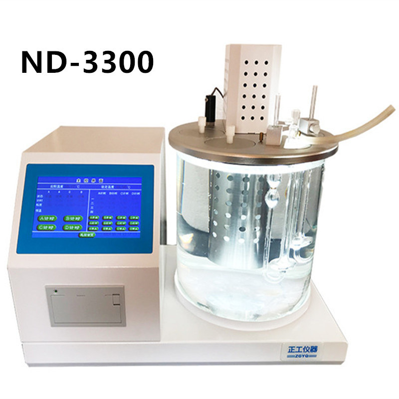 淄博正工ND-3300触摸屏石油产品运动粘度测定仪 液体运动粘度计