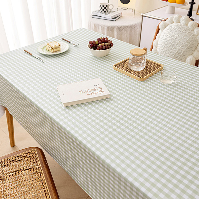 Small grid light green--oil-proof and wear-resistant / 40X60