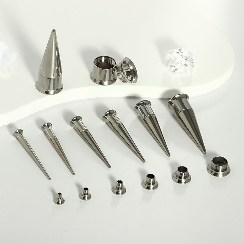 Labret piercing jewelry detail image
