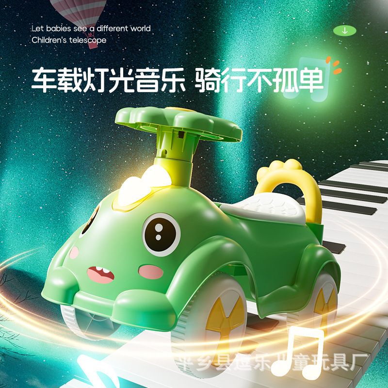 Nuevo coche de equilibrio para niños de 1 - 3 años de patineta de cuatro ruedas de juguetes para niños y niñas