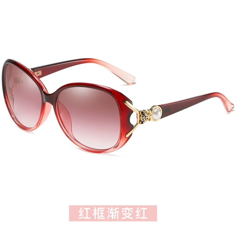 Sunglasses RISHIMEI, metal frame, gradient or polarized lenses, UV protection