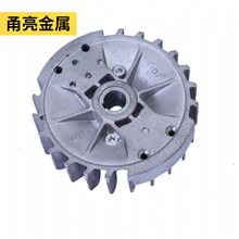 电机马达铝合金配件铝压铸磁飞轮配件开模定制宁波电机零件工厂