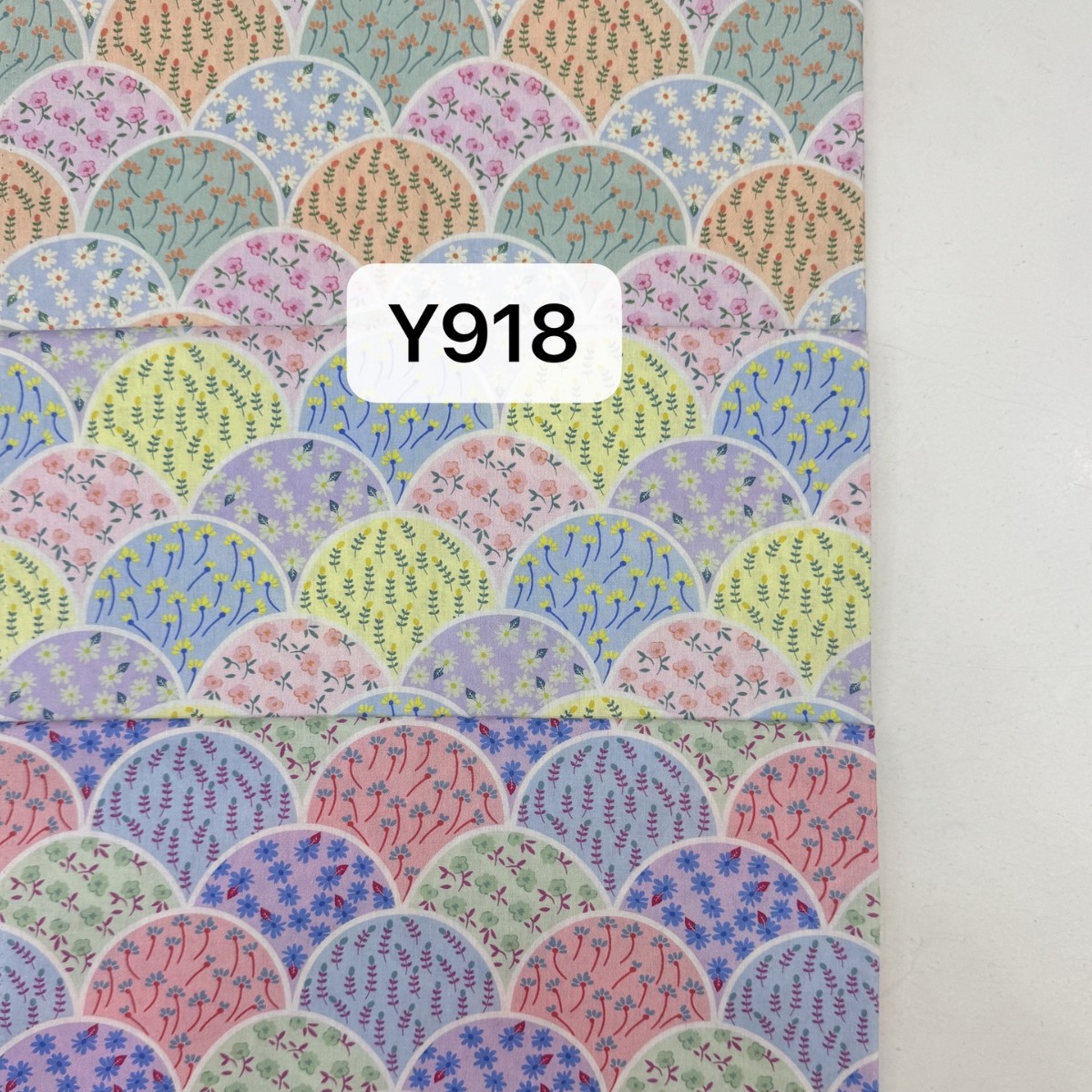 Y918全棉数码印花面料手工连衣裙家居服衬衫儿童服装面料