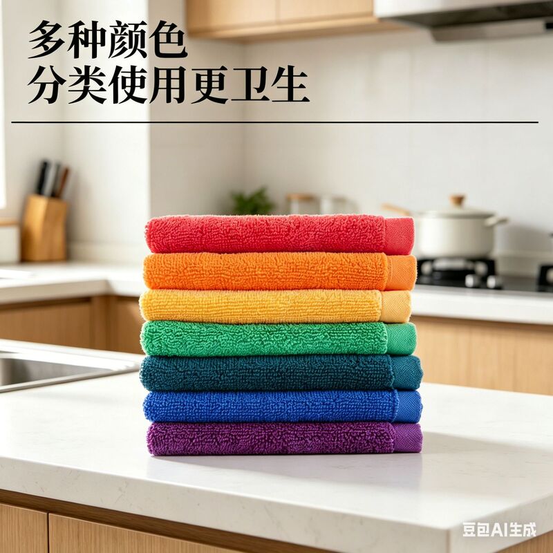 40*40 Large Square Towel, Microfiber Car Cleaning Towel, Household Daily Use Absorbent Cloth, Hospital Cleaning Rag, Towel, Customizable with Logo