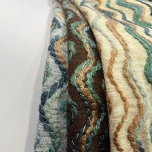 长期供应 电脑绣花 秋冬款时尚服装旗袍面料  绍兴面料