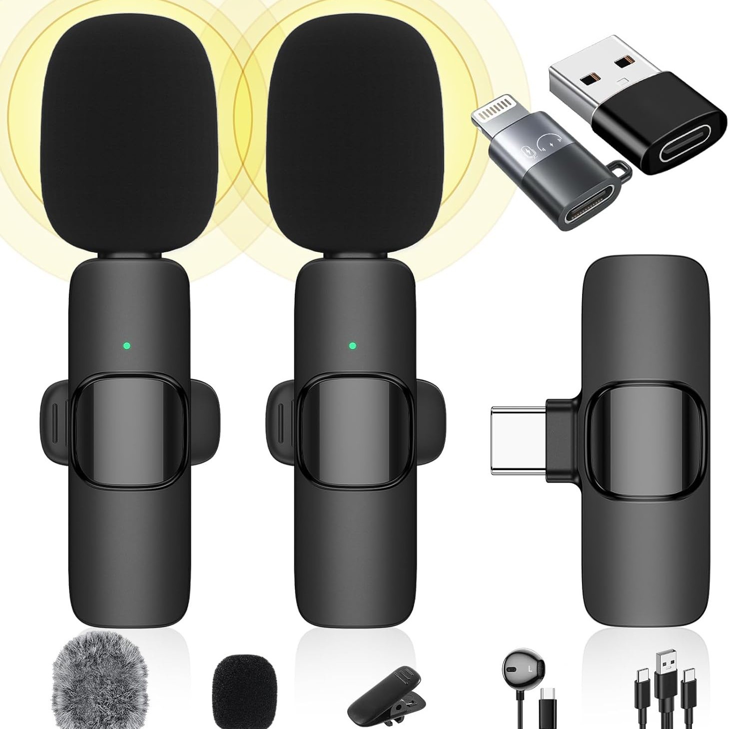 Transfronterizo K9 Wireless Pin Micrófono Vlog en vivo al aire libre Reducción de ruido Radio Mini Microphone Source Factory