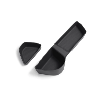 Suitable for Honda Nbox: Anti-slip mat - 17-22-n-box-jf3jf4-silicone-front-door-middle-storage-box-right-steering-wheel-black