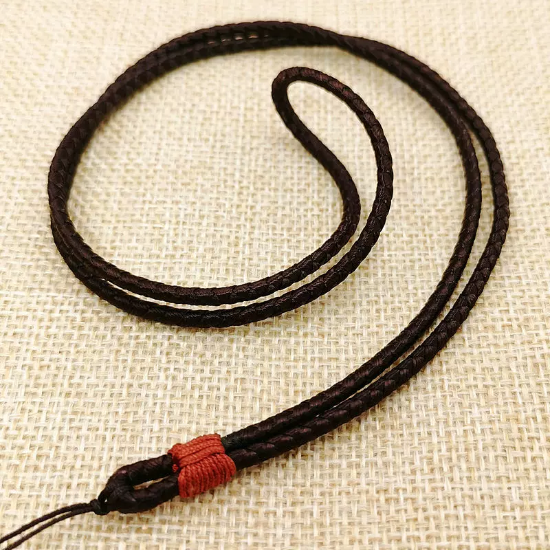 简约手编鳞状纹素绳 玉线绳子 吊坠绳 挂绳线 项链绳