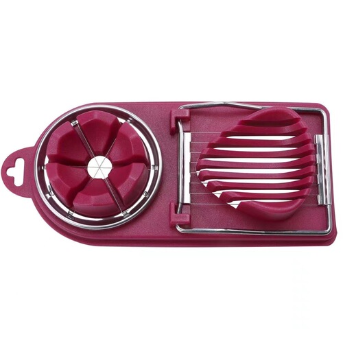 Egg slicer household stainless steel egg cutter two-in-one preserved egg cutting preserved egg cutting egg artifact divider