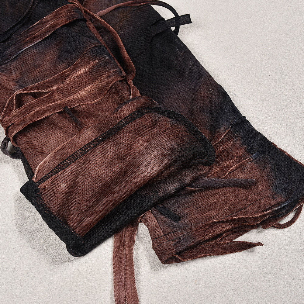 Sexy Cutout Long Halter Ripped Beggar Cloth Jumpsuit Women