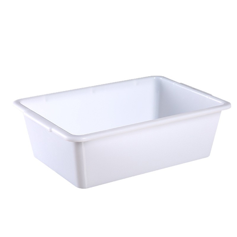 Cesta Rectangular de Plástico Extra Grueso Sin Tapa para Cocina image 6