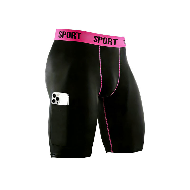 Pantalones interiores de hombre transfronterizas alargadas pantalones interiores deportivas de hombre anti-desgaste piernas de bolsillo anti-desgaste entrepierna larga para correr