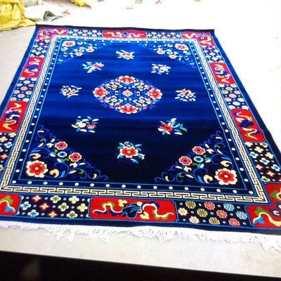 Car Carpet – Free Shipping: Xizang-Style Carpet, Living - classic-eight-baby-sapphire-blue-15m-x-2m