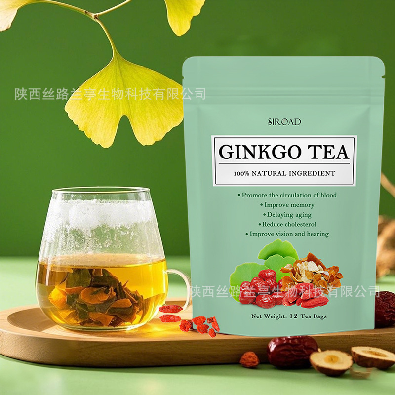 Cross-Border Ginkgo Leaf Flower Tea, Wolfberry, Red Dates, Orange Peel, Herbal Tea, Dried Flowers, Large Quantity from the Manufacturer