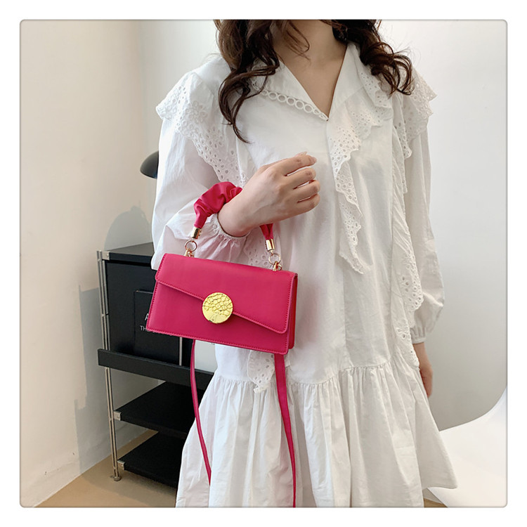 262g Weight Magnetic Buckle Closure Type Single Shoulder Strap Strap Type Crossbody Bag Bags Type Casual, Holiday Occasion Pu Leather Material Solid Color Pattern All Seasons Season Women's Gender Streetwear Style Square Shape Medium Size Women's Medium Pu Leather Solid Color Streetwear Square Magnetic Buckle Crossbody Bag 15