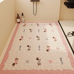 浴室防滑垫镂空丝圈沥水脚垫淋浴房儿童洗澡排水垫卫生间排水地垫