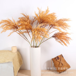 2 Reed Simulation Plant Fake Reed Dog Grass INS Nordic Wind Home Furnishing Soft Decoration Simulation Plastic