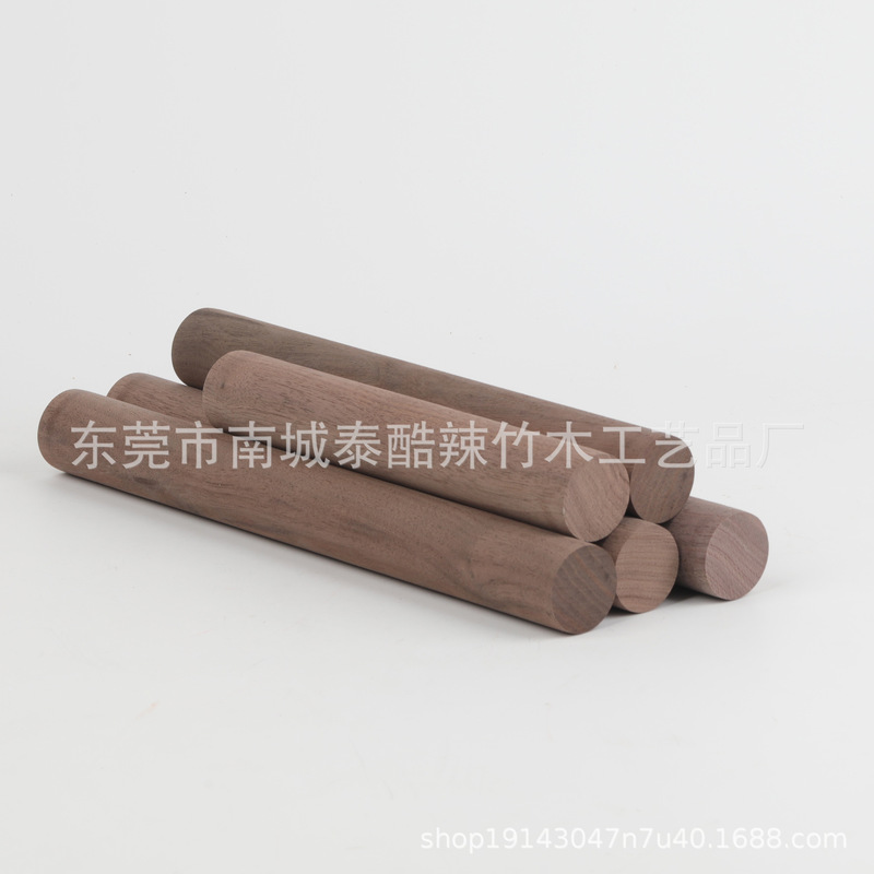 黒胡桃丸太棒丸太棒丸太棒diy建築模型手作り模型実木丸棒家具木棒|undefined