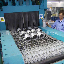 全自动网带输送式打砂除锈机 批量处理各种钢铁件表面清理抛丸机