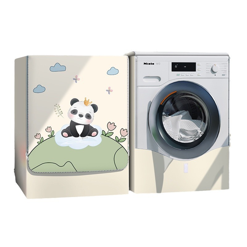 Haier rodillo lavadora cubierta de tela 7 8 9 10kg cubierta impermeable cortina de protección solar balcón cubierta de tela cubierta de protección contra el polvo