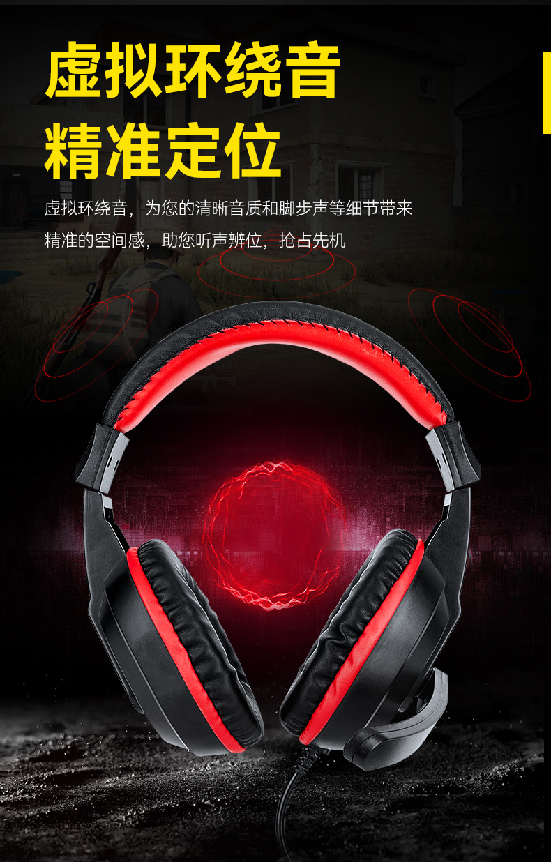 T-WOLF TF240 oyun klavyesi, mouse, kulaklık ve mouse pad seti dörtü bir arada İspanyolca versiyonu