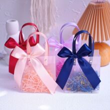 2026女神节透明礼品袋小朋友生日礼物伴手礼喜糖袋礼袋礼盒手提袋