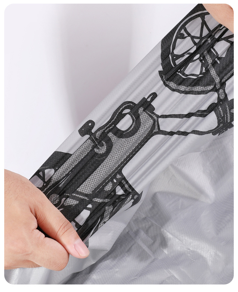 Cross-Border Three-Dimensional Bicycle Cover, Rainproof, Sunproof, Dustproof Polyester Motorcycle and Electric Scooter Cover