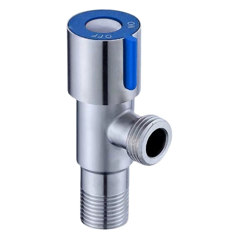 Угловой клапан из нержавеющей стали 304 Горячая и холодная вода из нержавеющей стали один-в-один-из водостопорный клапан треугольный клапан 4-точечный интерфейс клапан управления водой