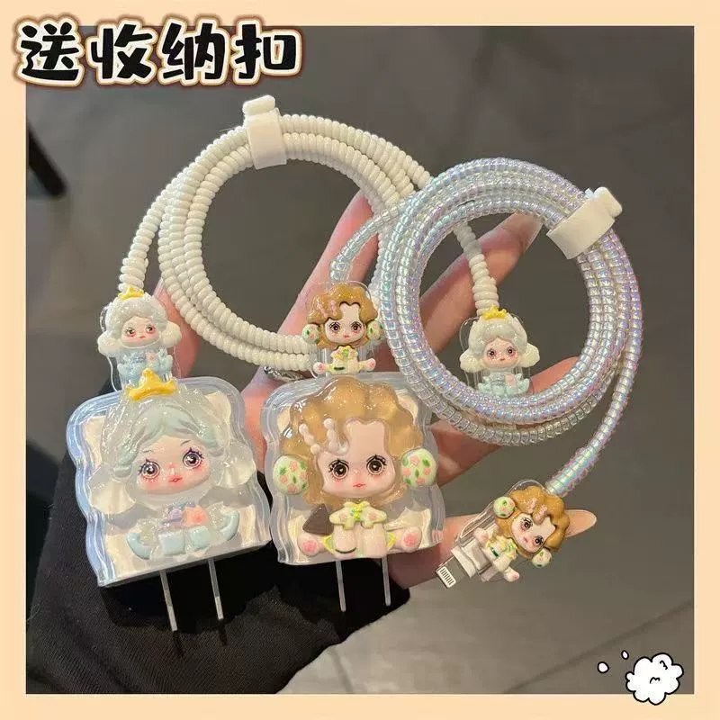 Защитный чехол для зарядного устройства Apple 17, 20 Вт, защита от повреждений и обрыва кабеля.