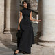 Fall/winter 2024 women's clothing European and American style cross-border new fashion temperament dress slim sleeveless A long dress