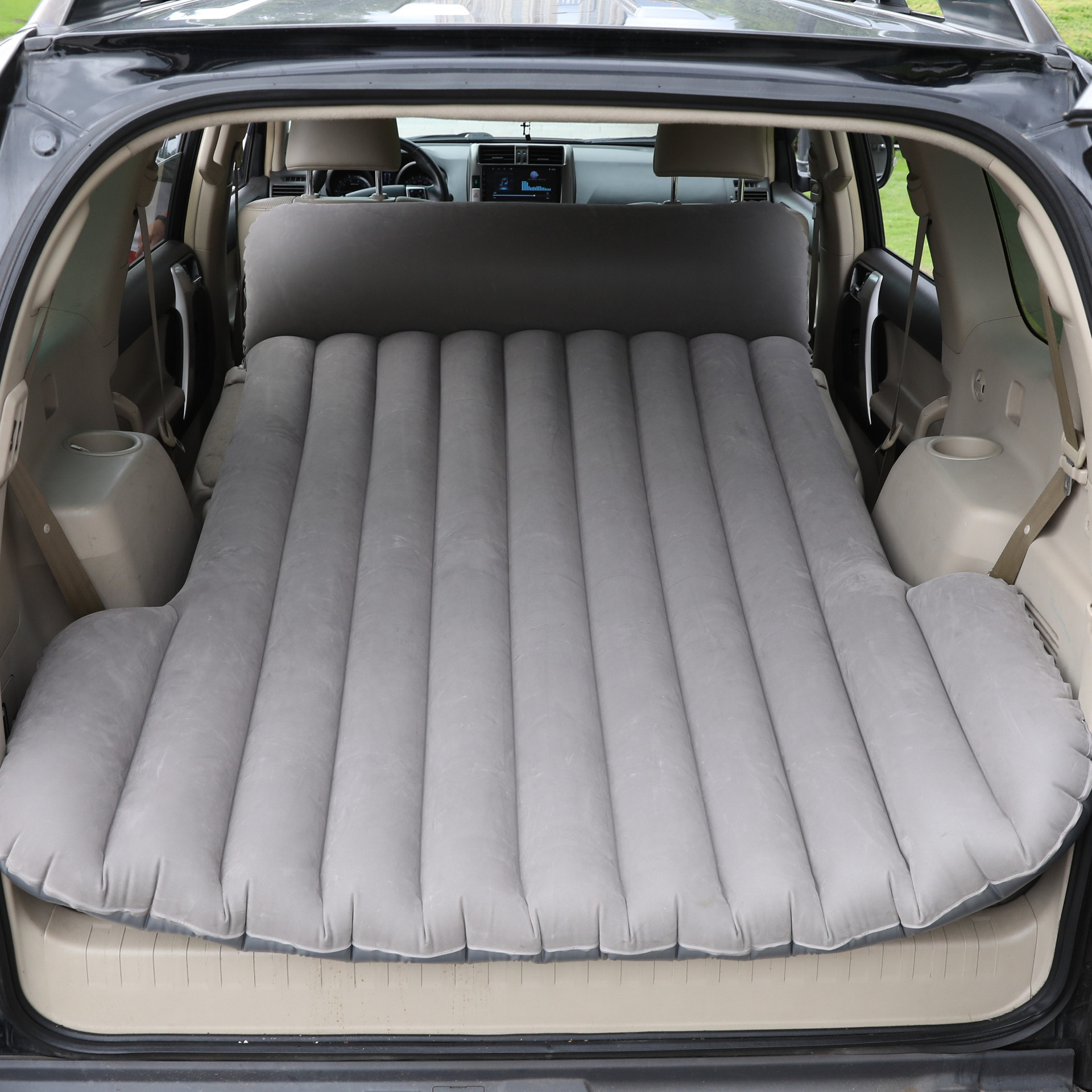 Car air mattress for the back seat of sedans, portable and comfortable for travel, quick inflation, available for dropshipping