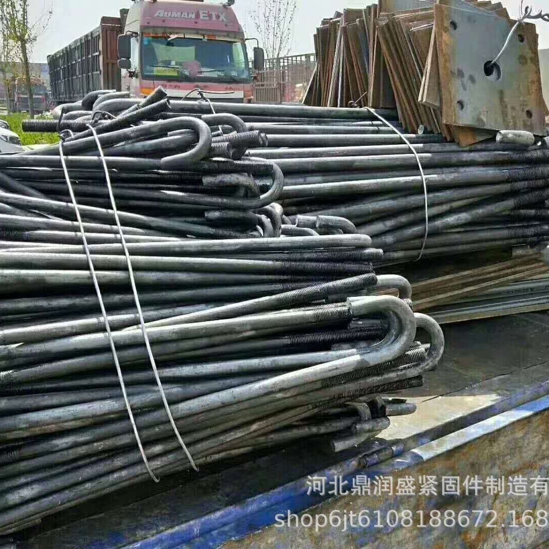 河北制造地脚螺栓 伞把地脚l螺栓  建筑预埋地脚螺栓  路灯地脚笼