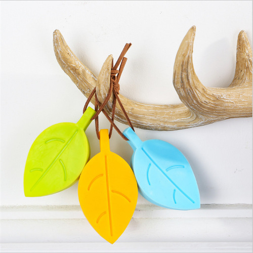 Silicone leaf door stopper, children's anti-pinch door card, creative door stop, safety door clip bar, baby cartoon anti-pinch