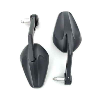 Cross-border modified motorcycle handlebar mirror electric car mirror retro front mirror HD universal handle blocking mirror