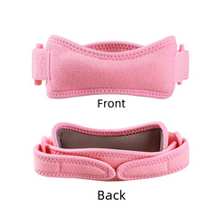 Maxida Sports Protection Silicone Knee Straps with Adjustable Patella Support and Shock Absorption