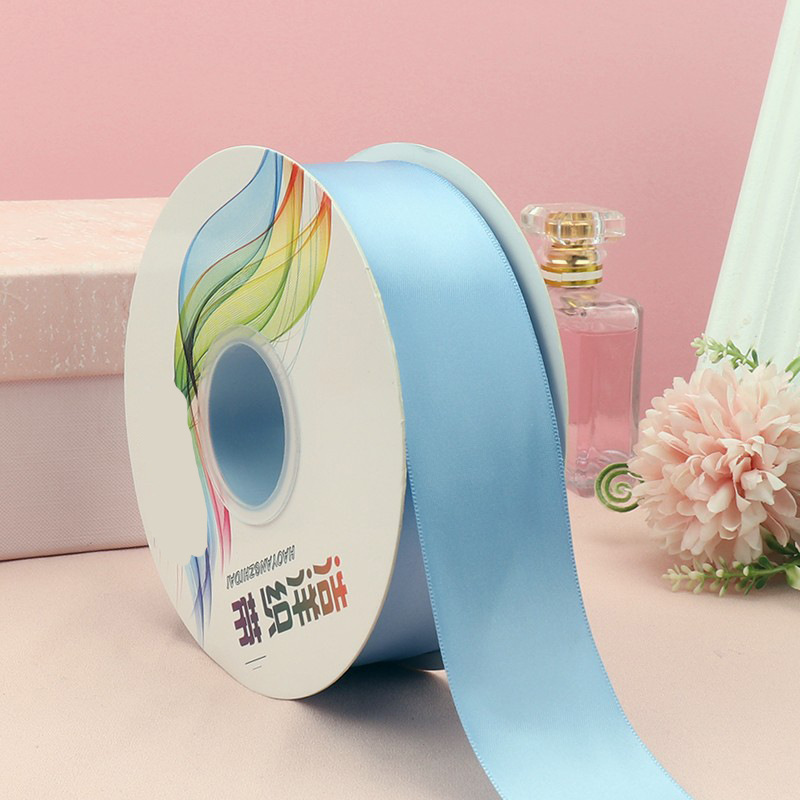 Cinta de satén de doble cara de 4 cm para manualidades, cinta de poliéster, cinta para flores, cinta de seda, cinta para decoración de pasteles, cinta para cajas de regalo, accesorios para el cabello, lazos para regalo image 22