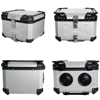 Motorcycle trunk, alloy universal motorcycle tail box