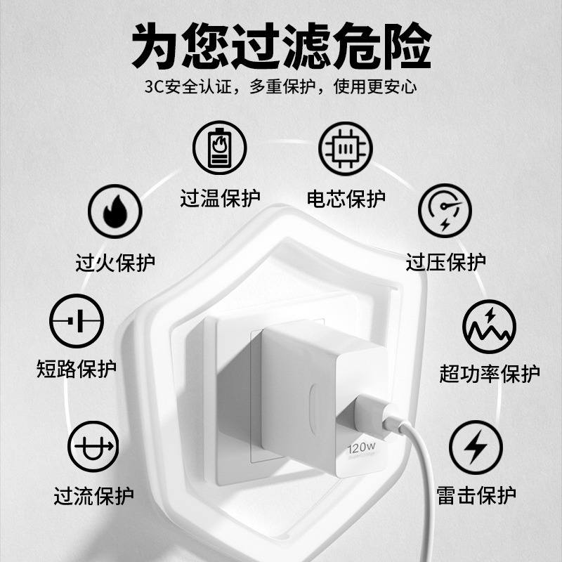 现货批发66W超级快充充电器120W适用华为手机充电头MATE70数据线|undefined