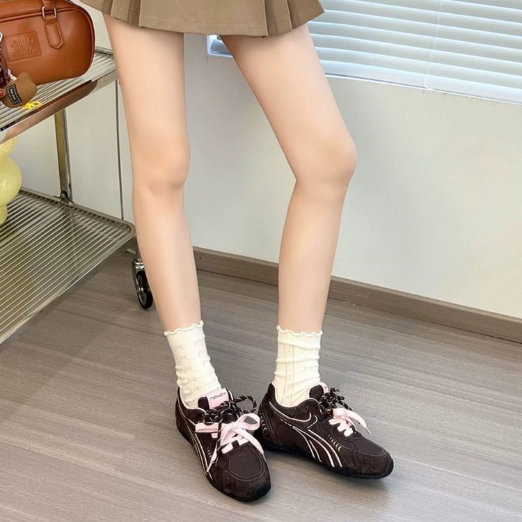自留版~轻便内增高德训鞋女2025秋季新款百搭时尚休闲运动单鞋女|undefined