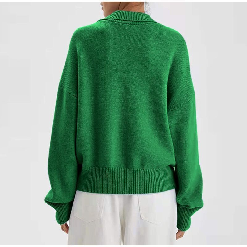 Women's Sweater Long Sleeve Sweaters & Cardigans Fashion Solid Color display picture 2
