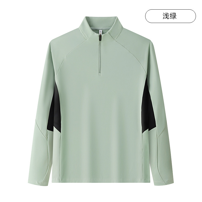 运动polo衫工作服教练服速干t恤体育生训练服长袖网球服男士定制|undefined